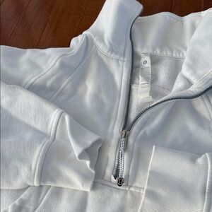 lululemon athletica White Half-Zip Sweater